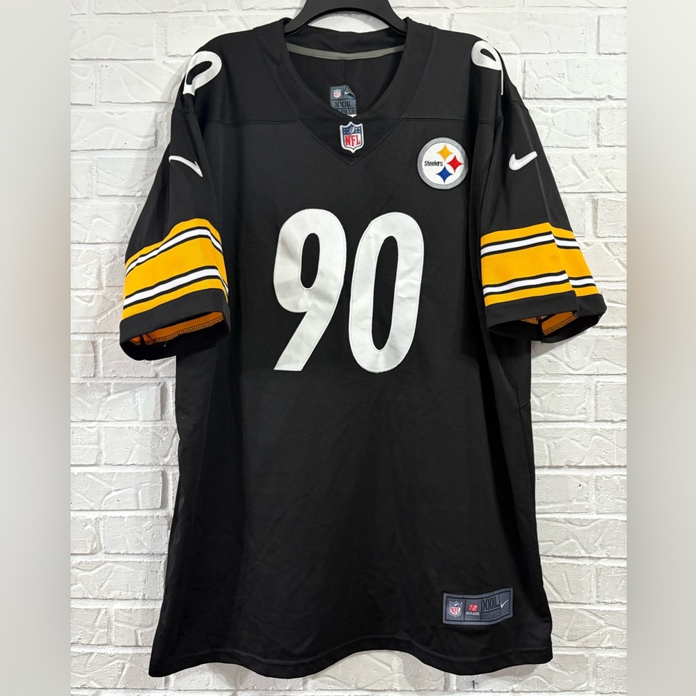Pittsburgh Steelers NFL Black TJ Watt 90 On-Field Jersey XXXL